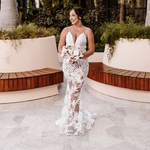 Nadine Merabi White Stella Dress